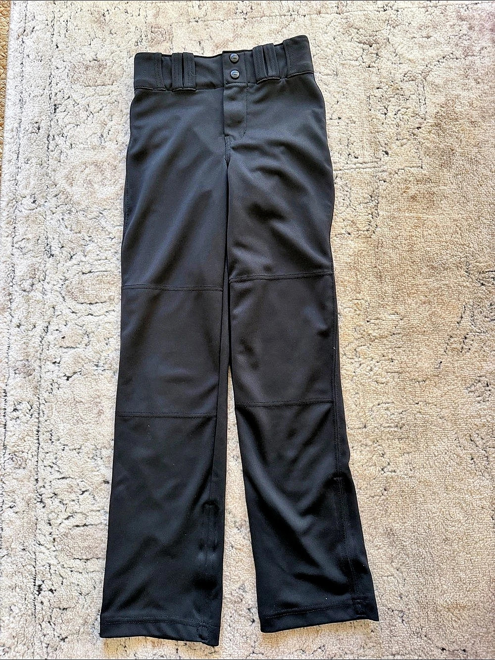 Champro Youth Triple Crown Open Bottom Baseball Pants Black Youth Medium